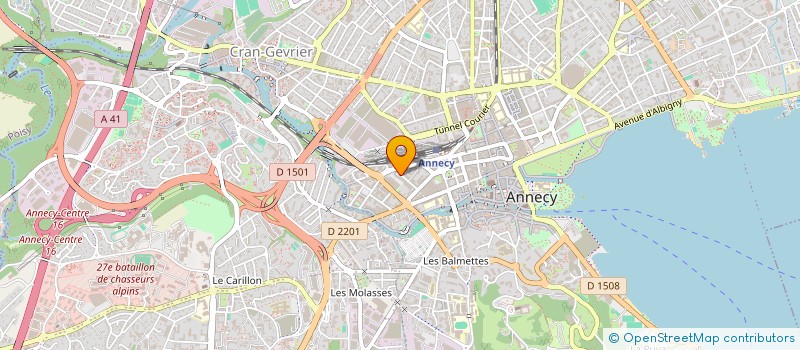 localisation de l'entreprise MADAME DALILA SENNANI à ANNECY