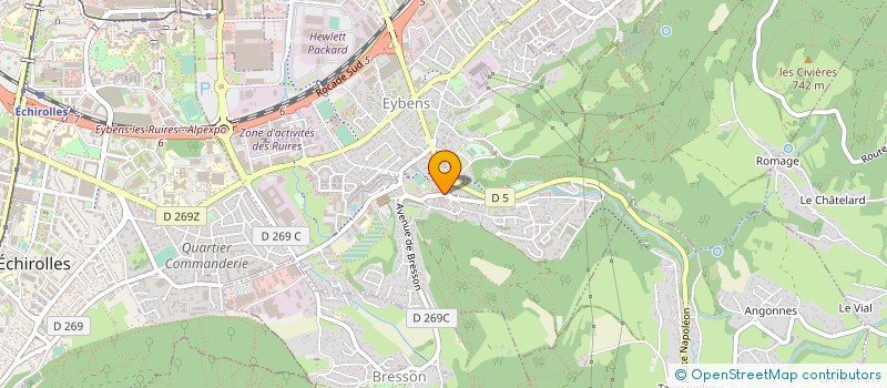 localisation de l'entreprise MADAME DALILA ZARA  EYBENS