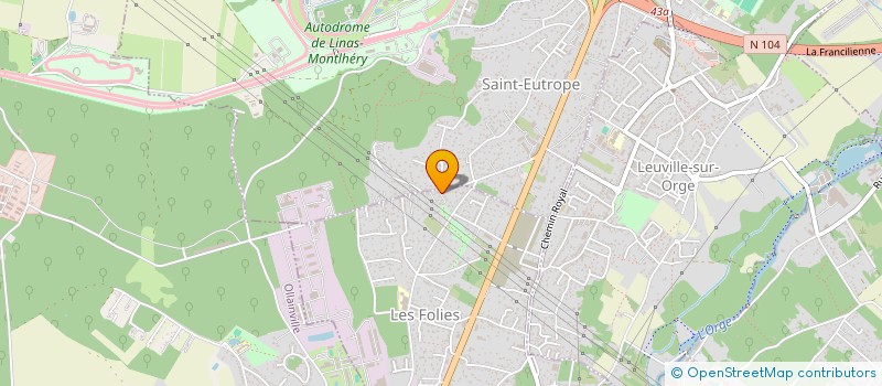 localisation de l'entreprise MADAME DALILA ZERROUK à SAINT-GERMAIN-LES-ARPAJON