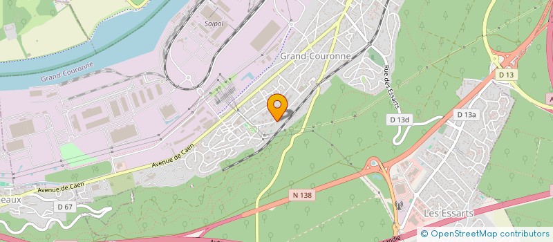 localisation de l'entreprise MADAME DALILA ZIAD  GRAND-COURONNE