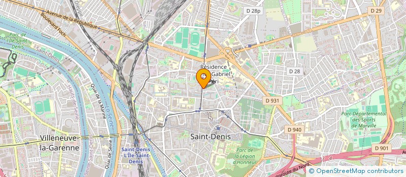 localisation de l'entreprise MADAME DALINDA REKIK  SAINT-DENIS