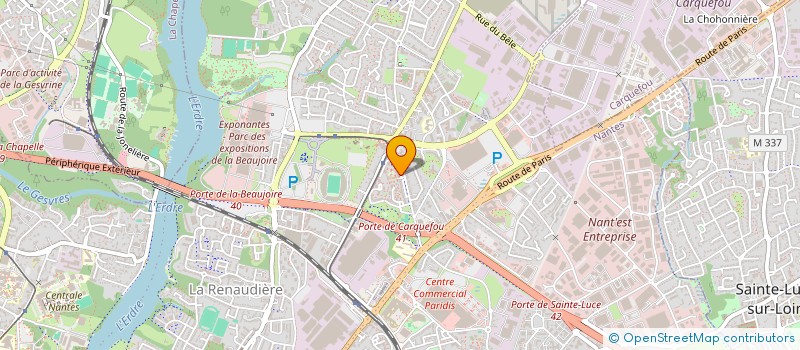 localisation de l'entreprise MADAME DALINDA SAINT-CY  NANTES