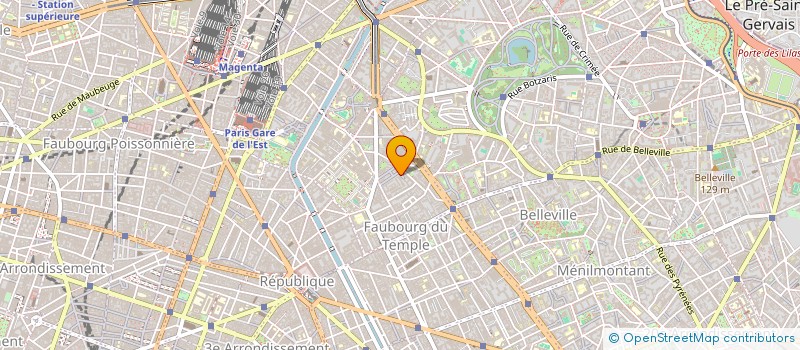 localisation de l'entreprise MADAME DALINE YOSSA LEUMEGA  PARIS