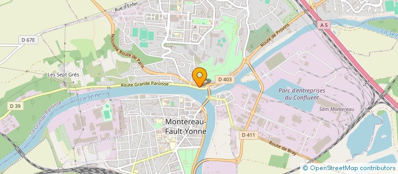 localisation de l'entreprise MADAME DALINI JUDE MARIYATHAS  MONTEREAU-FAULT-YONNE