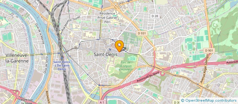 localisation de l'entreprise MADAME DALLA KONE à SAINT-DENIS