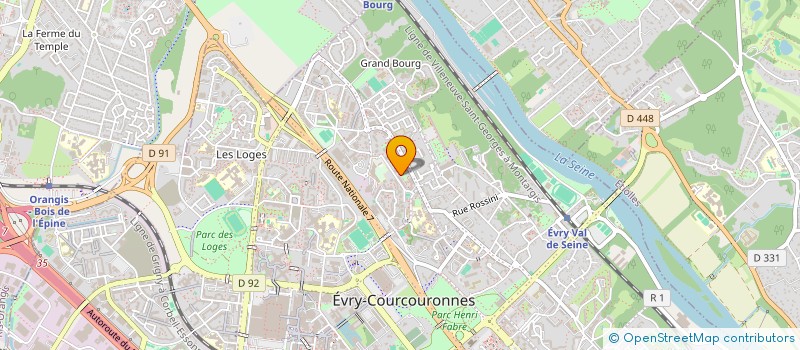 localisation de l'entreprise MADAME DALLA SIBY à EVRY-COURCOURONNES