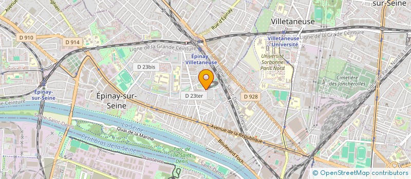 localisation de l'entreprise MADAME DALLA TOURE à EPINAY-SUR-SEINE