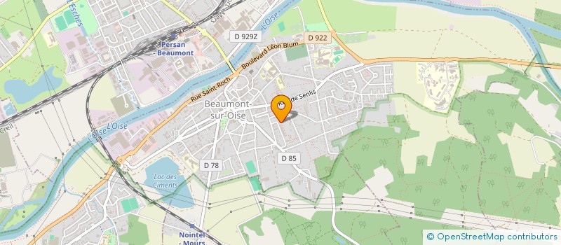 localisation de l'entreprise MADAME DALLANA BOAMAH FURTADO  BEAUMONT-SUR-OISE