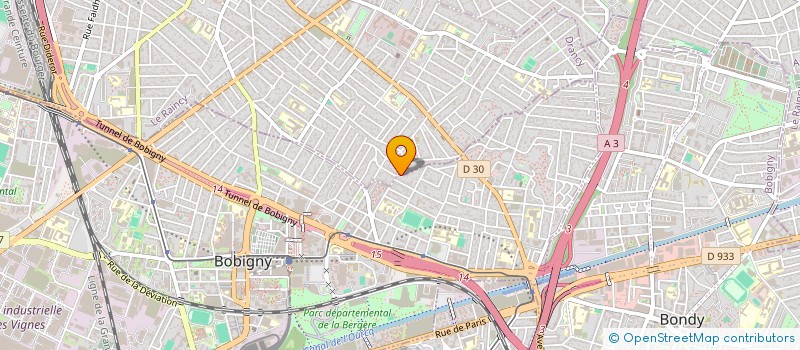 localisation de l'entreprise MADAME DALYA GUERIN  BOBIGNY