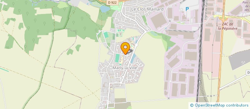 localisation de l'entreprise MADAME DALYNE ATTOU  MARLY-LA-VILLE