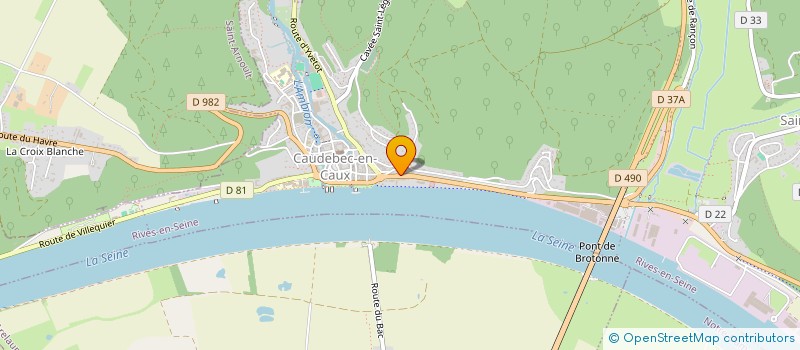 localisation de l'entreprise MADAME DAM LAURA ALEXANDRA CLARISSE  RIVES-EN-SEINE