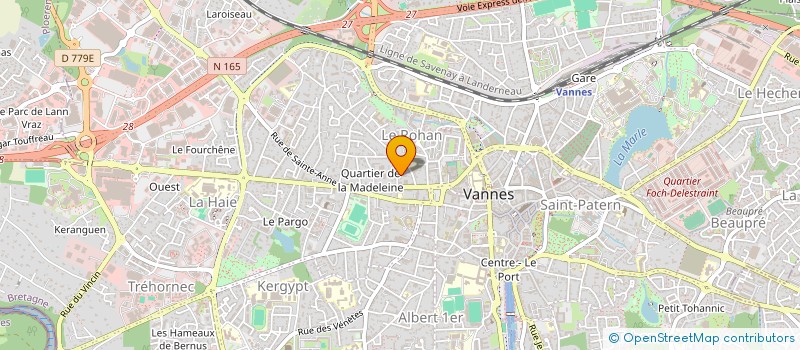 localisation de l'entreprise MADAME DAMARIS CHEVALLIER à VANNES