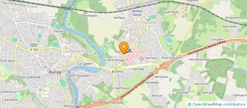 localisation de l'entreprise MADAME DAMARIS COLLET à AURAY