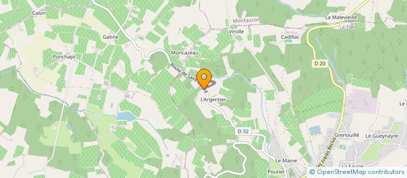 localisation de l'entreprise MADAME DAMARYS CASTAGNA à LE FLEIX
