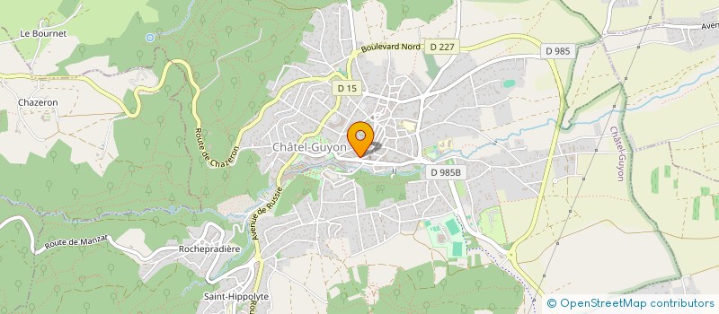 localisation de l'entreprise MADAME DAMARYS UGALDE SAAVEDRA  CHATEL-GUYON