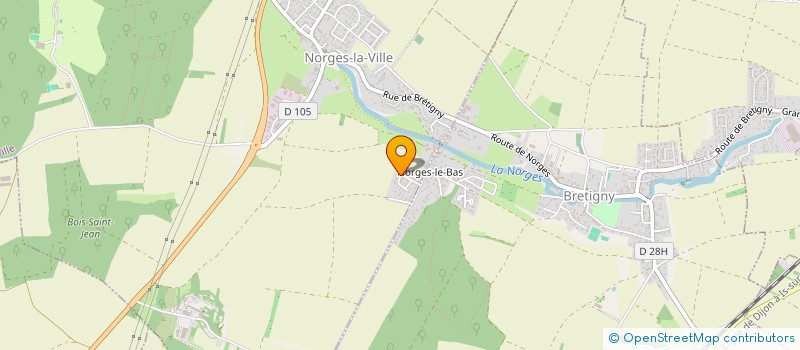 localisation de l'entreprise MADAME DAMAYE CISSE  NORGES-LA-VILLE