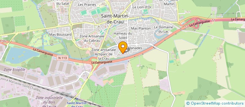 localisation de l'entreprise MADAME DAMBA FOFANA à SAINT-MARTIN-DE-CRAU