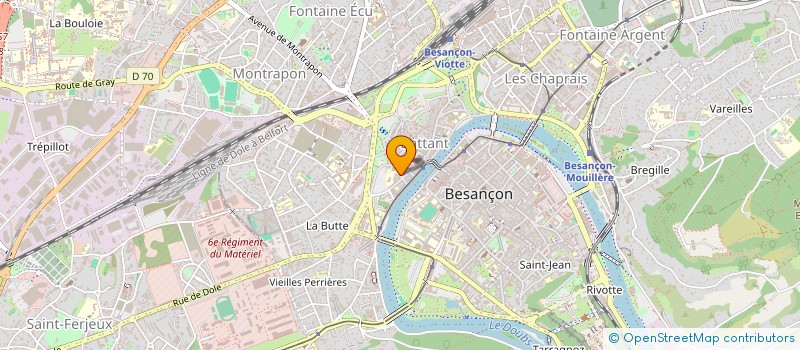 localisation de l'entreprise MADAME DAME-ALEXIA ROBDOUM à BESANCON