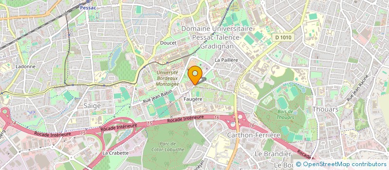 localisation de l'entreprise MADAME DAME NDEKO KIFAKA  PESSAC