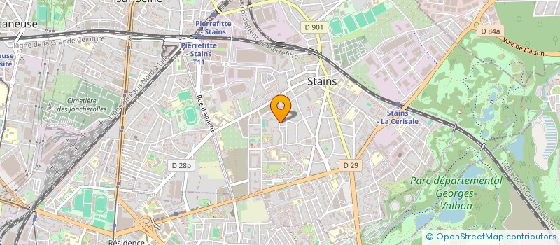 localisation de l'entreprise MADAME DAMELIA DUMOULIN à STAINS