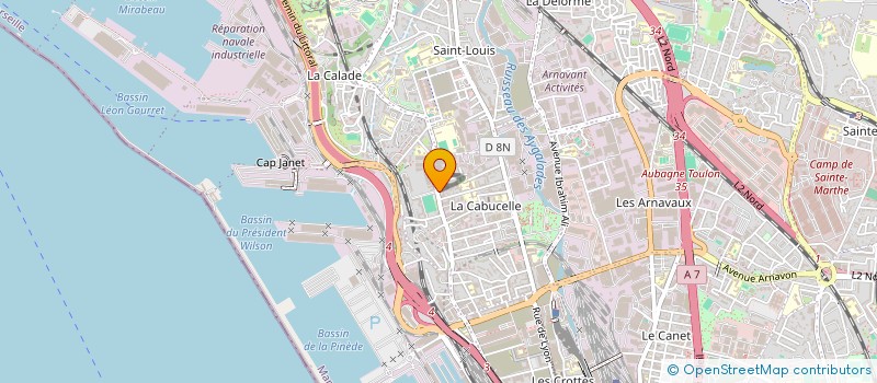 localisation de l'entreprise MADAME DAMIA YAHIAOUI à MARSEILLE