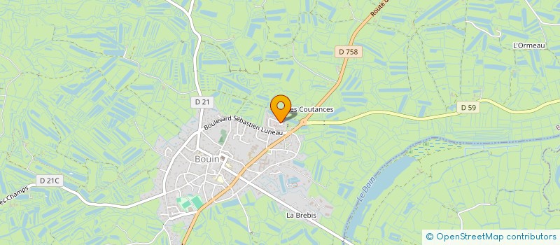 localisation de l'entreprise MADAME DAMIEN COUTHOUIS  BOUIN