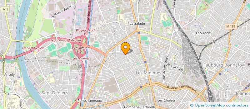 localisation de l'entreprise MADAME DAMIEN MOURE  TOULOUSE