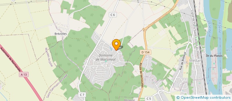 localisation de l'entreprise MADAME DAMIENNE LAGARDE  VERNOUILLET