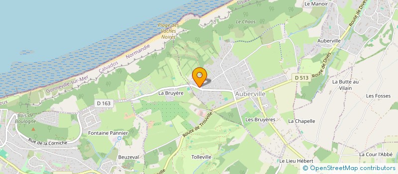 localisation de l'entreprise MADAME DAMIENNE PROUVOST  AUBERVILLE