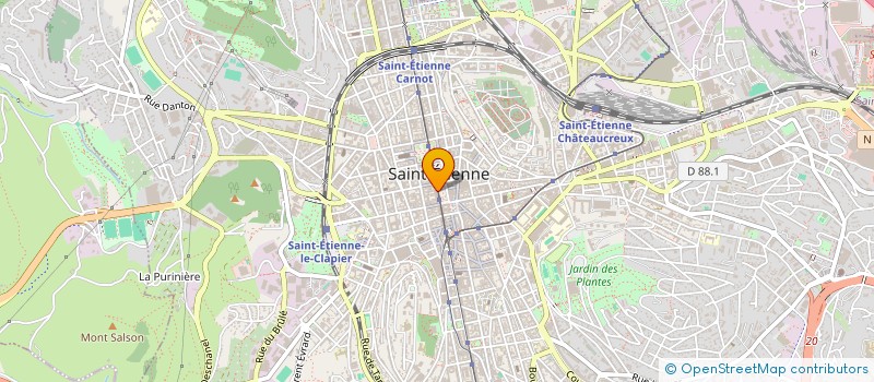 localisation de l'entreprise MADAME DAMILOLA BADA à SAINT-ETIENNE