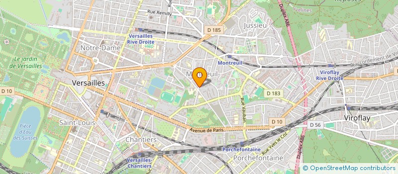 localisation de l'entreprise MADAME DAMMARIE BEVILLARD à VERSAILLES