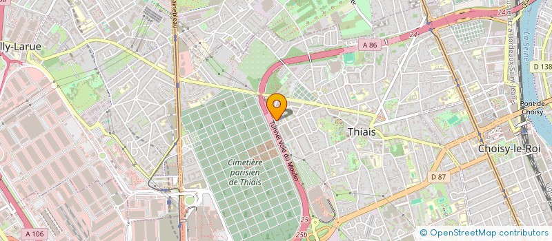 localisation de l'entreprise MADAME DAMYA HAMOUCHE  THIAIS