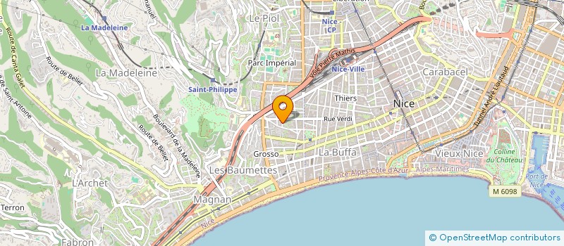 localisation de l'entreprise MADAME DANA ALEXANDRESCU à NICE
