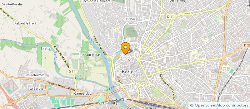localisation de l'entreprise MADAME DANA D'SOUZA  BEZIERS