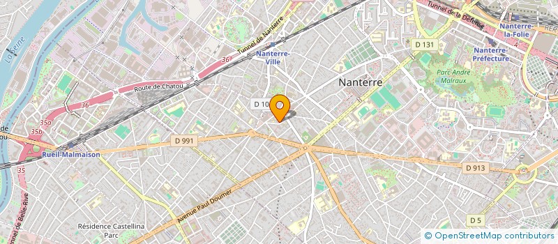localisation de l'entreprise MADAME DANA DOUA à NANTERRE