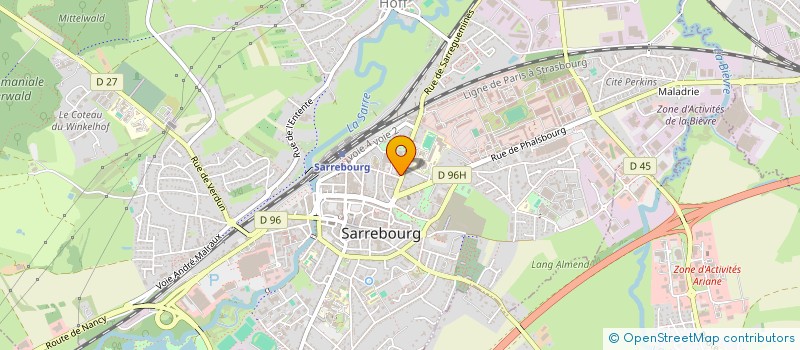 localisation de l'entreprise MADAME DANA-ELENA ZOTICA à SARREBOURG
