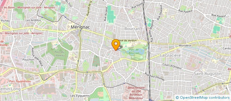 localisation de l'entreprise MADAME DANA GUERBE  MERIGNAC