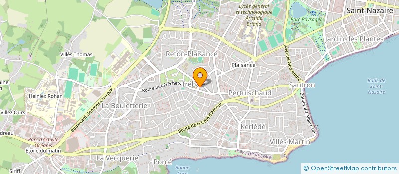 localisation de l'entreprise MADAME DANA THOMAS  SAINT-NAZAIRE