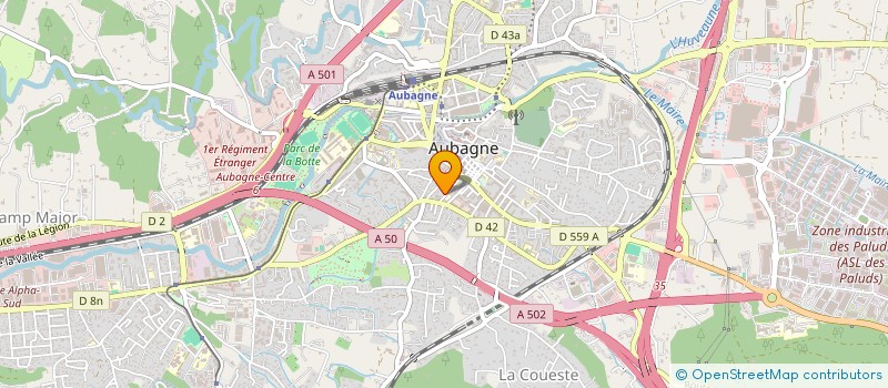 localisation de l'entreprise MADAME DANAE AGNESE  AUBAGNE