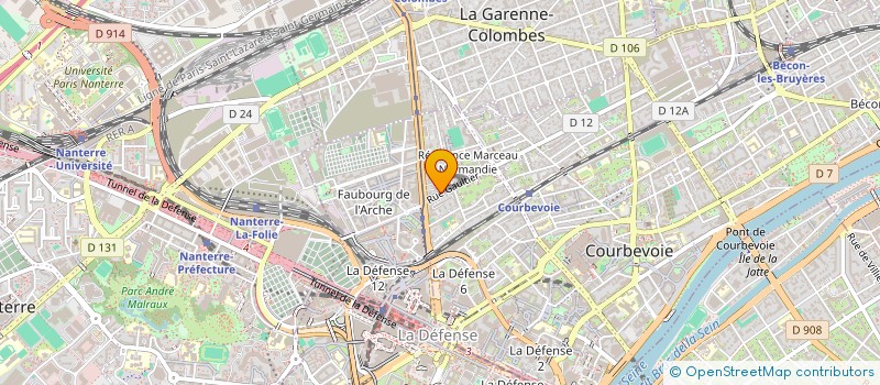 localisation de l'entreprise MADAME DANAE BILHEUDE à COURBEVOIE
