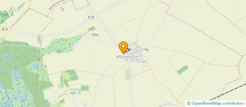 localisation de l'entreprise MADAME DANAE DELAHAYE  MACHECOURT