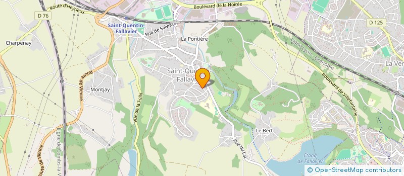 localisation de l'entreprise MADAME DANAE KRIKORIAN  SAINT-QUENTIN-FALLAVIER