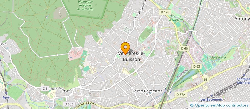 localisation de l'entreprise MADAME DANAE PIN à VERRIERES-LE-BUISSON