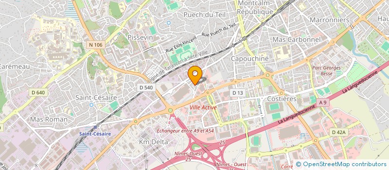 localisation de l'entreprise MADAME DANAE POULET  NIMES