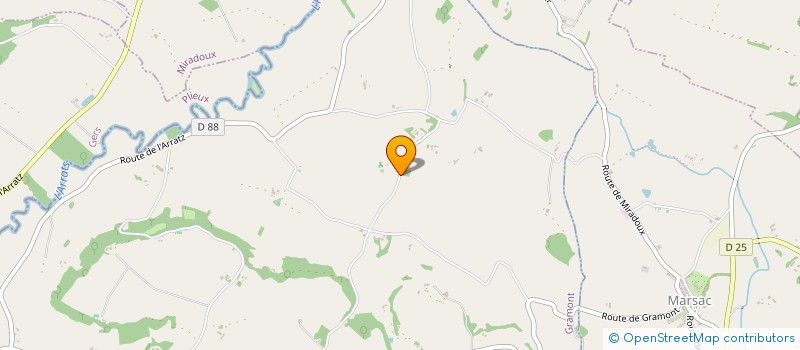 localisation de l'entreprise MADAME DANAE SPITERI  GRAMONT