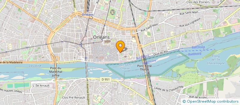 localisation de l'entreprise MADAME DANAE THAUVIN à ORLEANS