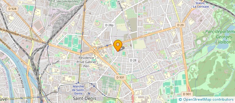 localisation de l'entreprise MADAME DANAELLE BELROSE à SAINT-DENIS