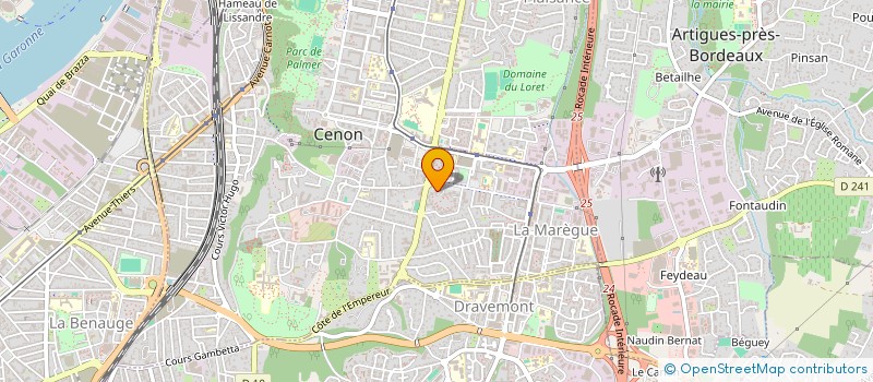 localisation de l'entreprise MADAME DANEIRY GARCIA SAUCEDO  CENON