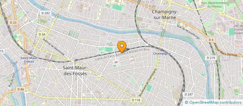 localisation de l'entreprise MADAME DANELE FENAUX à SAINT-MAUR-DES-FOSSES