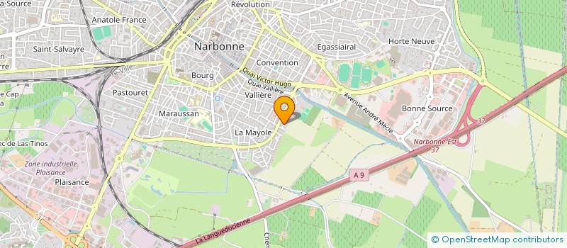 localisation de l'entreprise MADAME DANELLE DEVEAUTOUR  NARBONNE